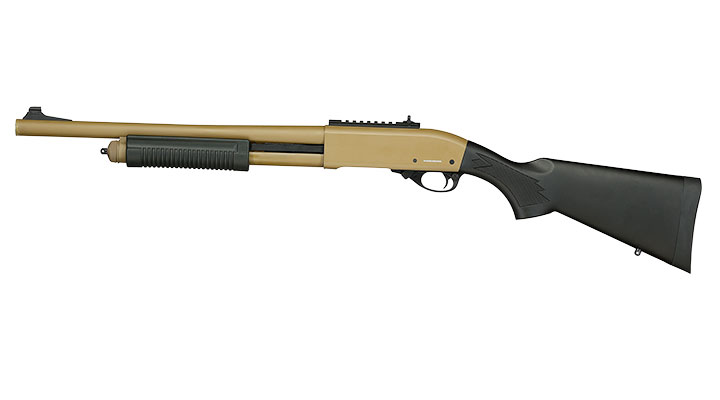 Jag Arms Scattergun HD Vollmetall Pump Action Gas Shotgun 6mm BB tan Bild 1