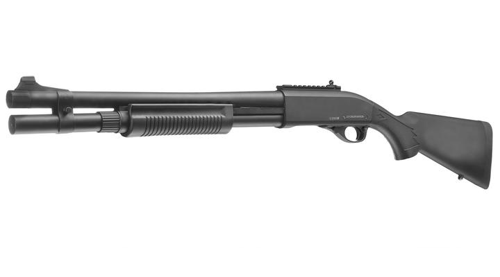 Jag Arms Scattergun HDS Vollmetall Pump Action Gas Shotgun 6mm BB schwarz