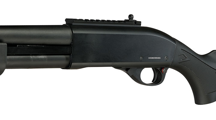 Jag Arms Scattergun HDS Vollmetall Pump Action Gas Shotgun 6mm BB schwarz Bild 8