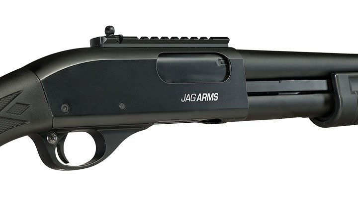 Jag Arms Scattergun HDS Vollmetall Pump Action Gas Shotgun 6mm BB schwarz Bild 9