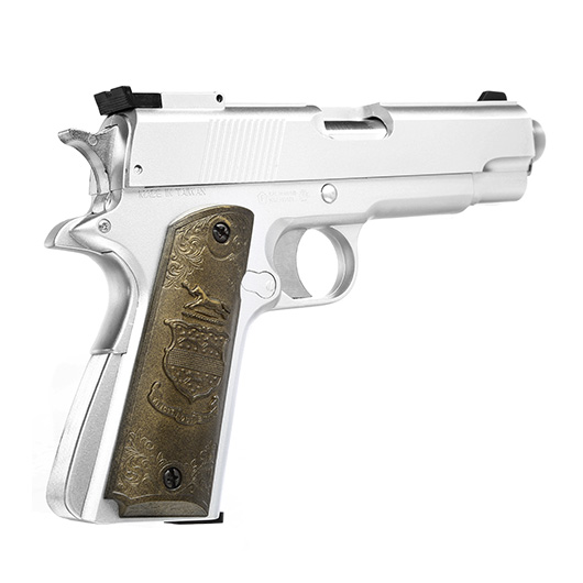 HFC M1911 Eagle-Style Gas NBB Softairpistole 6mm BB silber Bild 3