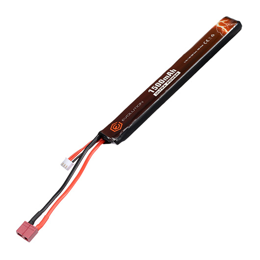 Evolution Ultra-Power LiPo Akku 7,4V 1500mAh 20C / 40C Stick-Type m. T-Stecker + Mini-Tam Adapter Bild 2