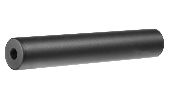 King Arms Light Weight Aluminium Silencer 245 x 40mm 14mm- schwarz Bild 1