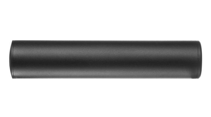 King Arms Light Weight Aluminium Silencer 200 x 40mm 14mm- schwarz Bild 3