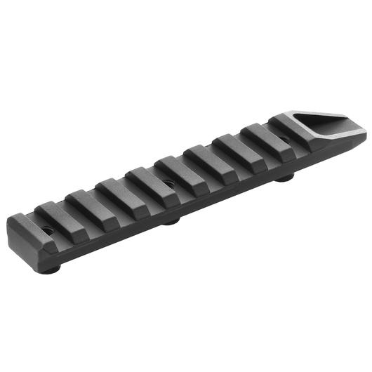 GK Tactical KeyMod 21mm Aluminium Schiene 115mm / 9 Slots schwarz Bild 1
