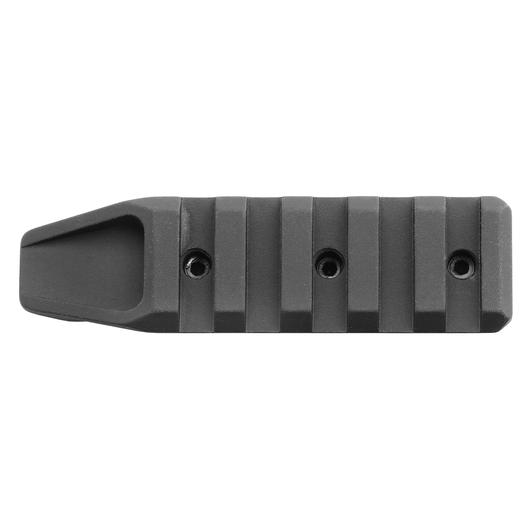 GK Tactical KeyMod 21mm Aluminium Schiene 75mm / 5 Slots schwarz Bild 3
