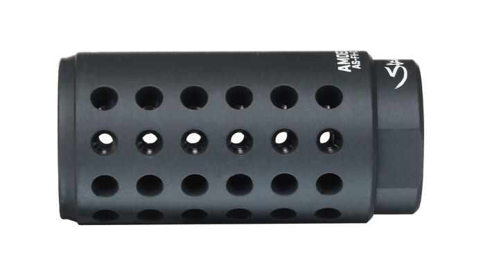 Ares Amoeba Aluminum Flash-Hider Type-005 f. Striker S1 Snipergewehr schwarz Bild 2