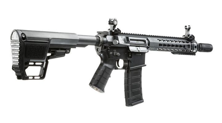 King Arms M4 TWS KeyMod CQB Elite Vollmetall S-AEG 6mm BB schwarz Bild 3