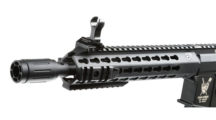 King Arms M4 TWS KeyMod CQB Elite Vollmetall S-AEG 6mm BB schwarz Bild 5