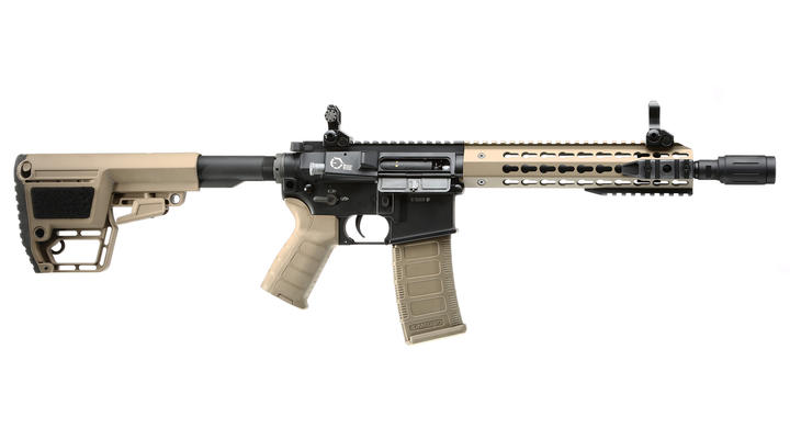King Arms M4 TWS KeyMod CQB Elite Vollmetall S-AEG 6mm BB Dark Earth Bild 2