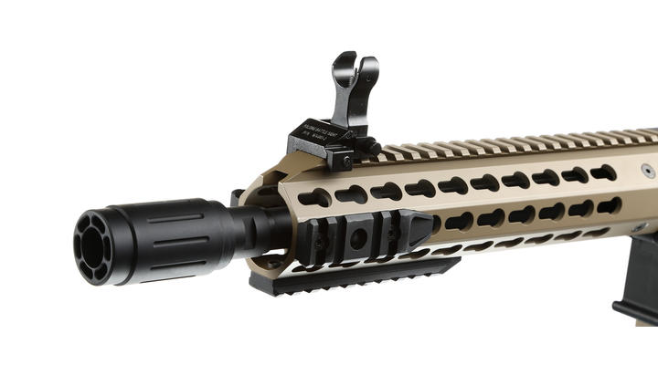 King Arms M4 TWS KeyMod CQB Elite Vollmetall S-AEG 6mm BB Dark Earth Bild 5