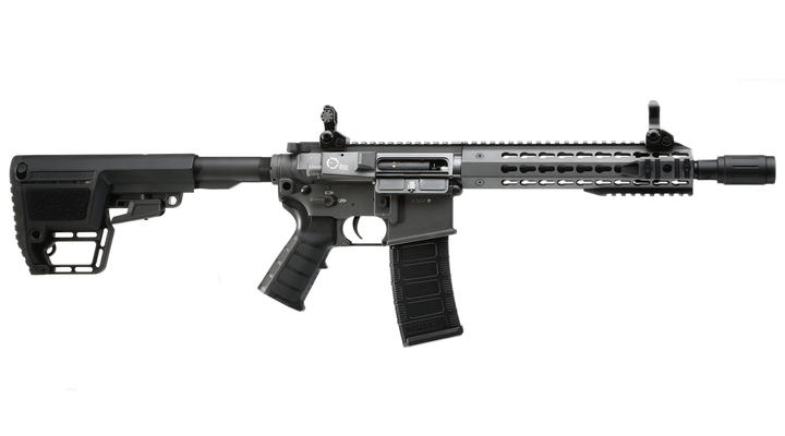 King Arms M4 TWS KeyMod CQB Elite Vollmetall S-AEG 6mm BB Urban Grey Bild 2