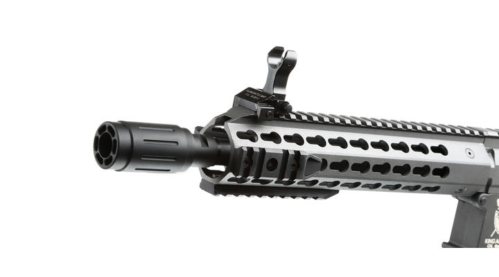King Arms M4 TWS KeyMod CQB Elite Vollmetall S-AEG 6mm BB Urban Grey Bild 5
