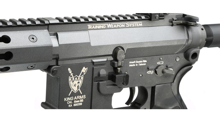 King Arms M4 TWS KeyMod CQB Elite Vollmetall S-AEG 6mm BB Urban Grey Bild 6