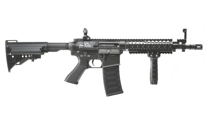 King Arms M4 TWS VIS CQB Elite Vollmetall S-AEG 6mm BB schwarz Bild 2