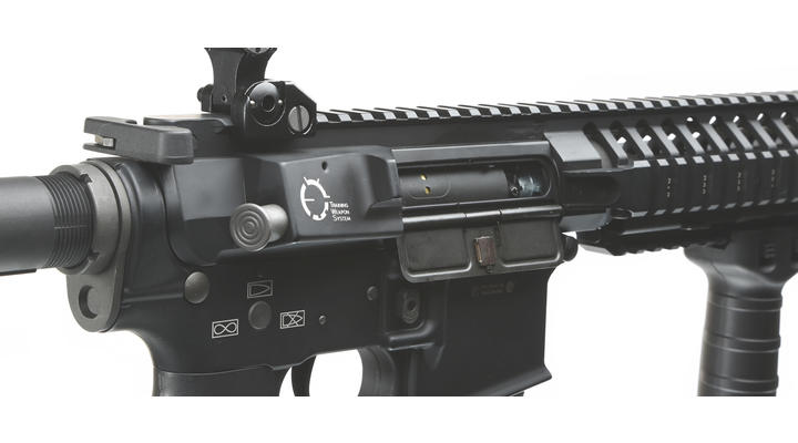 King Arms M4 TWS VIS CQB Elite Vollmetall S-AEG 6mm BB schwarz Bild 7