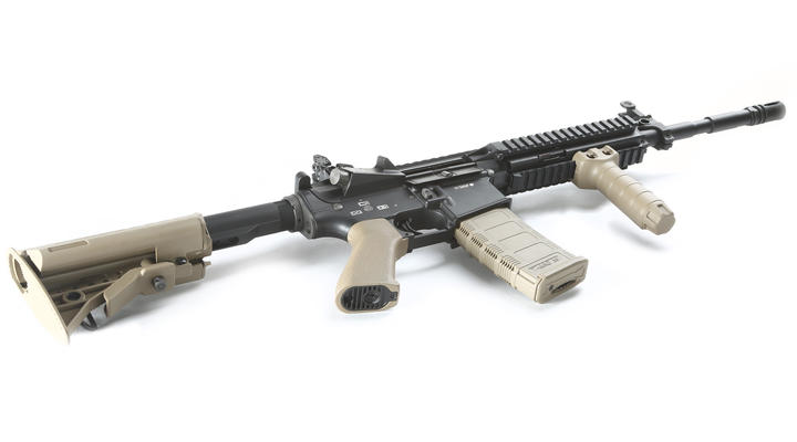 King Arms M4 TWS VIS Carbine Elite Vollmetall S-AEG 6mm BB Dark Earth Bild 4