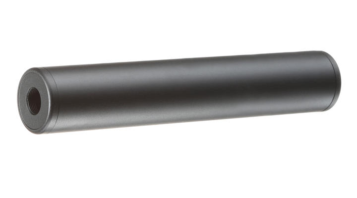 GK Tactical Aluminium Suppressor Silencer 190 x 35mm 14mm+ / 14mm- schwarz
