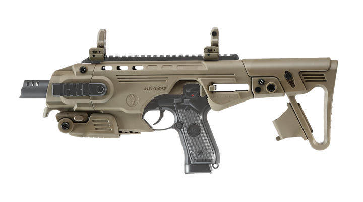 CAA Airsoft Division RONI Carbine Conversion Kit f. TM / KSC / WE / KJ M9 / M9A1 Dark Earth Bild 3