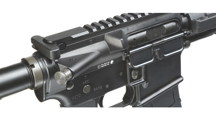 GHK M4 KeyMod MOD2 V2 Navy Seal 14.5 Zoll Vollmetall Gas-Blow-Back 6mm BB schwarz Bild 7