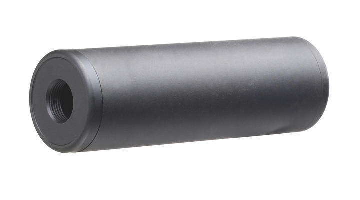 GK Tactical Aluminium Suppressor Silencer 110 x 35mm 14mm+ / 14mm- schwarz