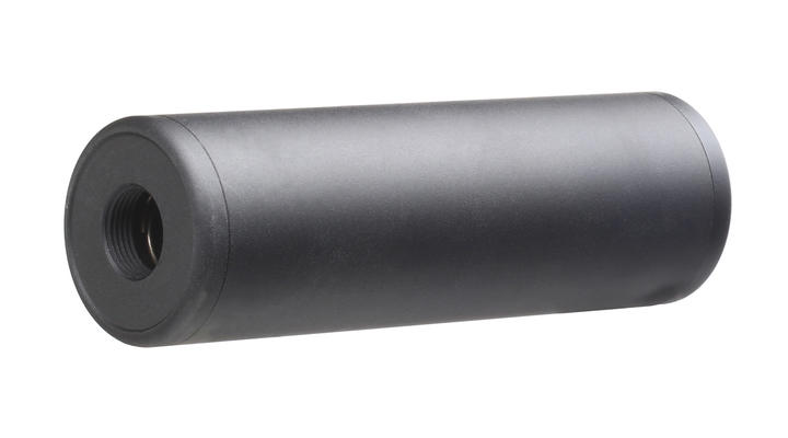 GK Tactical Aluminium Suppressor Silencer 110 x 35mm 14mm+ / 14mm- schwarz Bild 1