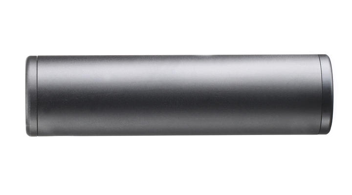 GK Tactical Aluminium Suppressor Silencer 130 x 35mm 14mm+ / 14mm- schwarz Bild 2