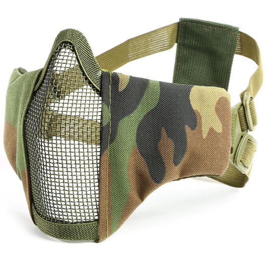101 INC Airsoft Gittermaske woodland Bild 1