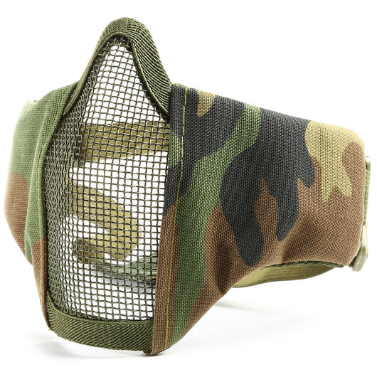 101 INC. Airsoft Gittermaske woodland Bild 2