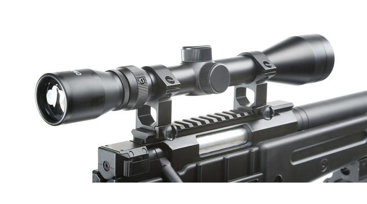 Well MB4409D Russian Tactical Snipergewehr inkl. Zweibein / Zielfernrohr Springer 6mm BB schwarz Bild 6