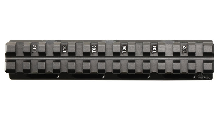 UTG Super Slim Scope-Riser 1 Zoll High Profile 13 Slots f. 20 - 22mm Schienen schwarz Bild 4