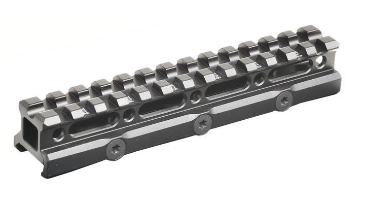 UTG Super Slim Scope-Riser 0.75 Zoll Medium Profile 13 Slots f. 20 - 22mm Schienen schwarz