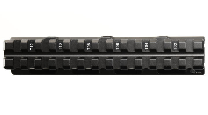 UTG Super Slim Scope-Riser 0.75 Zoll Medium Profile 13 Slots f. 20 - 22mm Schienen schwarz Bild 4
