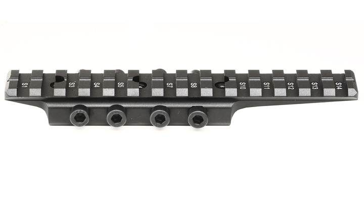 UTG 11mm auf 22mm Picatinny Adapter Set - Universal Dovetail Design schwarz Bild 2