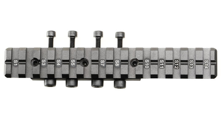 UTG 11mm auf 22mm Picatinny Adapter Set - Universal Dovetail Design schwarz Bild 4