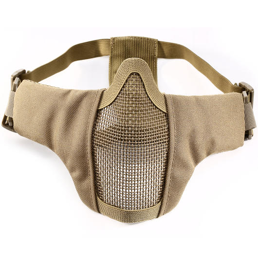 WoSport WST Airsoft Gittermaske Lower Face Tan Bild 2