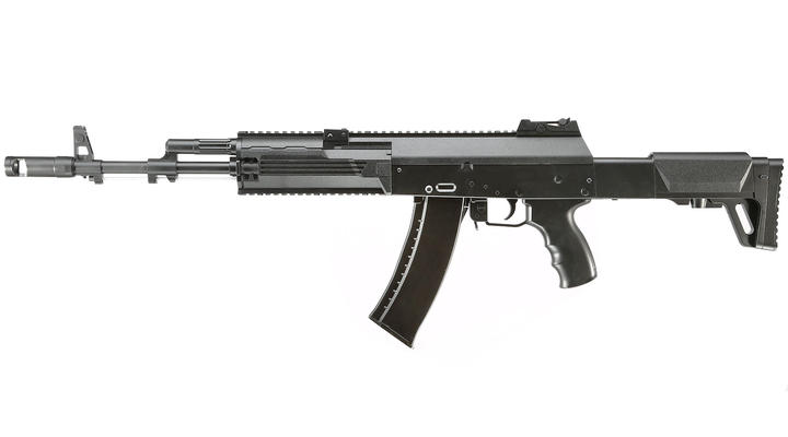 Well AK12 Softair Komplettset AEG 6mm BB schwarz Bild 1