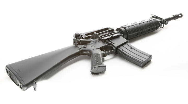 Versandrcklufer Well M4A1 Rifle Komplettset AEG 6mm BB schwarz Bild 4