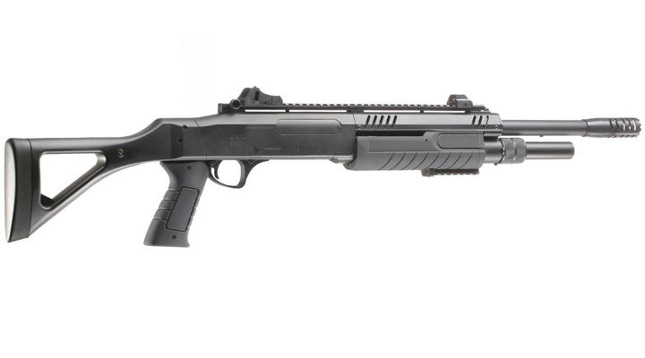 BO Manufacture Fabarm STF12 18 Zoll Ressort Shotgun Springer 6mm BB schwarz Bild 3