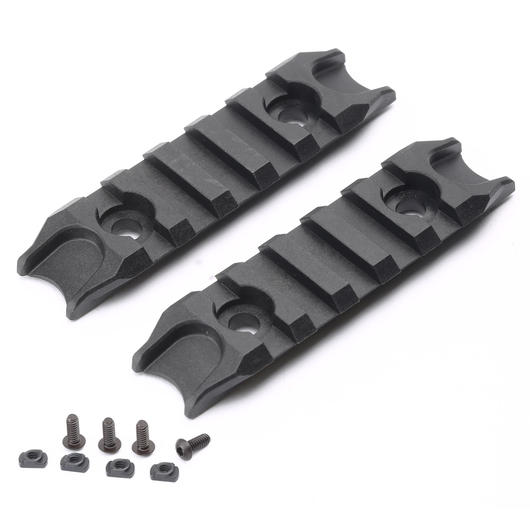 G&G M-LOK 21mm Polymer-Schienen Side-Rail Set 79mm (2 Stck) schwarz