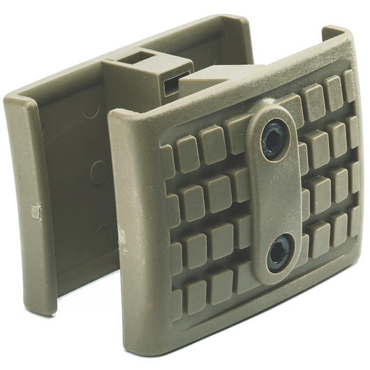 Element Airsoft MP5 Dual-Magazinklammer / Mag Coupler Dark Earth