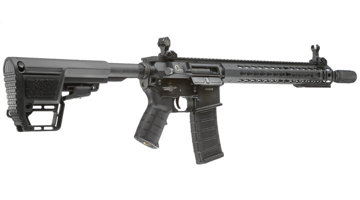 King Arms M4 TWS KeyMod Carbine Elite Vollmetall S-AEG 6mm BB schwarz Bild 3