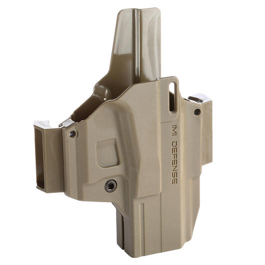 IMI Defense MORF X3 Polymer Holster IWB / OWB / Paddle fr Glock 19 Rechts / Links Tan Bild 4