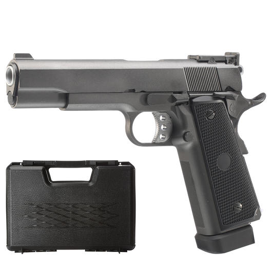 Ersatzteilset Well M1911 Hi-Capa 5.1 TAC1 Vollmetall CO2 Blowback 6mm BB grau