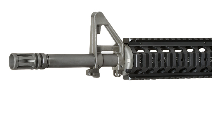 GHK Colt M4 RAS V2 12.5 Zoll Vollmetall Gas-Blow-Back 6mm BB schwarz Bild 6