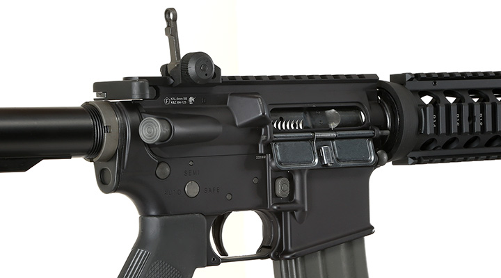 GHK Colt M4 RAS V2 12.5 Zoll Vollmetall Gas-Blow-Back 6mm BB schwarz Bild 8
