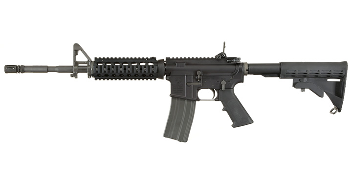 GHK Colt M4A1 Sopmod V2 14.5 Zoll Vollmetall Gas-Blow-Back 6mm BB schwarz Bild 1