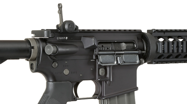 GHK Colt M4A1 Sopmod V2 14.5 Zoll Vollmetall Gas-Blow-Back 6mm BB schwarz Bild 8