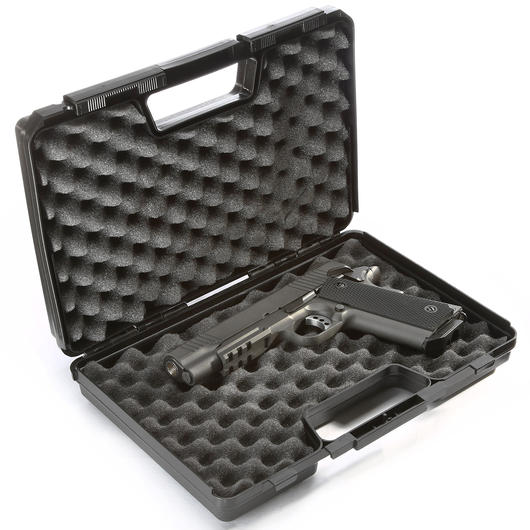 Well M1911 TAC Vollmetall CO2 Blowback 6mm BB grau inkl. Koffer Bild 5