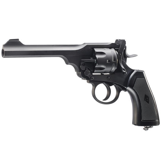 Well MK VI Revolver Vollmetall CO2 6mm BB schwarz